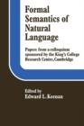 Formal Semantics of Natural Language - Book