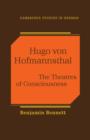 Hugo von Hofmannsthal : The Theaters of Consciousness - Book