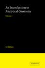 Introduction to Analytical Geometry - Book