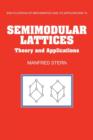 Semimodular Lattices : Theory and Applications - Book