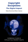 Copyright Exceptions : The Digital Impact - Book