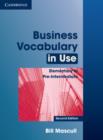 Business Vocabulary in Use Elementary to Pre-intermediate with Answers - Book