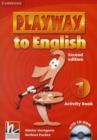 Playway to English Level 1 Activity Book with CD-ROM - Book