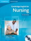 Cambridge English for Nursing Pre-intermediate Student's Book with Audio CD - Book