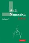 Acta Numerica 1994: Volume 3 - Book