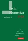 Acta Numerica 1995: Volume 4 - Book