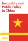 Inequality and Public Policy in China - Book