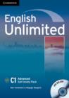 English Unlimited Advanced Self-study Pack (workbook with DVD-ROM) - Book