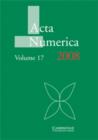 Acta Numerica 2008: Volume 17 - Book