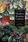 The Cambridge Companion to Modern Russian Culture - Book