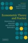 Econometric Theory and Practice : Frontiers of Analysis and Applied Research - Book