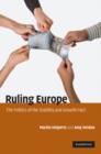 Ruling Europe : The Politics of the Stability and Growth Pact - Book
