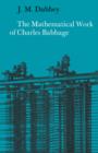 The Mathematical Work of Charles Babbage - Book