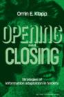Opening and Closing - Book