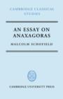An Essay on Anaxagoras - Book
