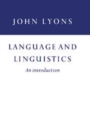 Language and Linguistics - Book
