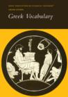 Reading Greek: Greek Vocabulary - Book