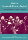 Music in Eighteenth-Century England : Essays in Memory of Charles Cudworth - Book