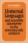 Universal Languages and Scientific Taxonomy in the Seventeenth Century - Book