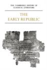 The Cambridge History of Classical Literature: Volume 2, Latin Literature, Part 1, The Early Republic - Book