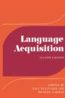 Language Acquisition : Studies in First Language Development - Book