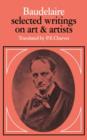 Baudelaire: Selected Writings on Art and Artists - Book