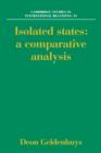 Isolated States : A Comparative Analysis - Book