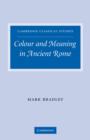 Colour and Meaning in Ancient Rome - Book