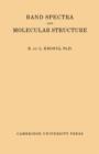 Band Spectra and Molecular Structure - Book