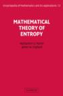 Mathematical Theory of Entropy - Book