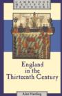 England in the Thirteenth Century - Book