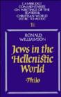 Jews in the Hellenistic World: Volume 1, Part 2 : Philo - Book