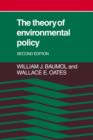 The Theory of Environmental Policy - Book