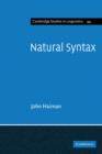 Natural Syntax : Iconicity and Erosion - Book