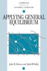 Applying General Equilibrium - Book