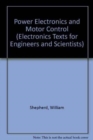 Power Electronics and Motor Control - Book