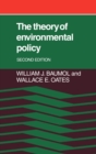 The Theory of Environmental Policy - Book