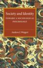 Society and Identity : Toward a Sociological Psychology - Book
