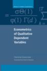 Econometrics of Qualitative Dependent Variables - Book