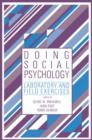 Doing Social Psychology : Laboratory and Field Exercises - Book