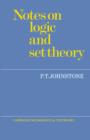 Notes on Logic and Set Theory - Book