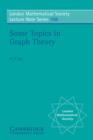 Some Topics in Graph Theory - Book