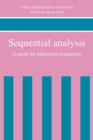 Sequential Analysis : A Guide for Behavioral Researchers - Book