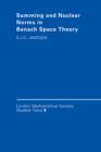 Summing and Nuclear Norms in Banach Space Theory - Book