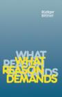 What Reason Demands - Book