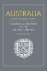 Australia, Part 1, Australia : A Reissue of Volume VII, Part I of the Cambridge History of the British Empire - Book
