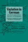 Variation in German : A Critical Approach to German Sociolinguistics - Book