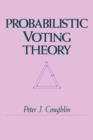 Probabilistic Voting Theory - Book
