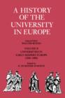 A History of the University in Europe: Volume 2, Universities in Early Modern Europe (1500-1800) - Book