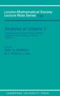 Analysis at Urbana: Volume 2, Analysis in Abstract Spaces - Book